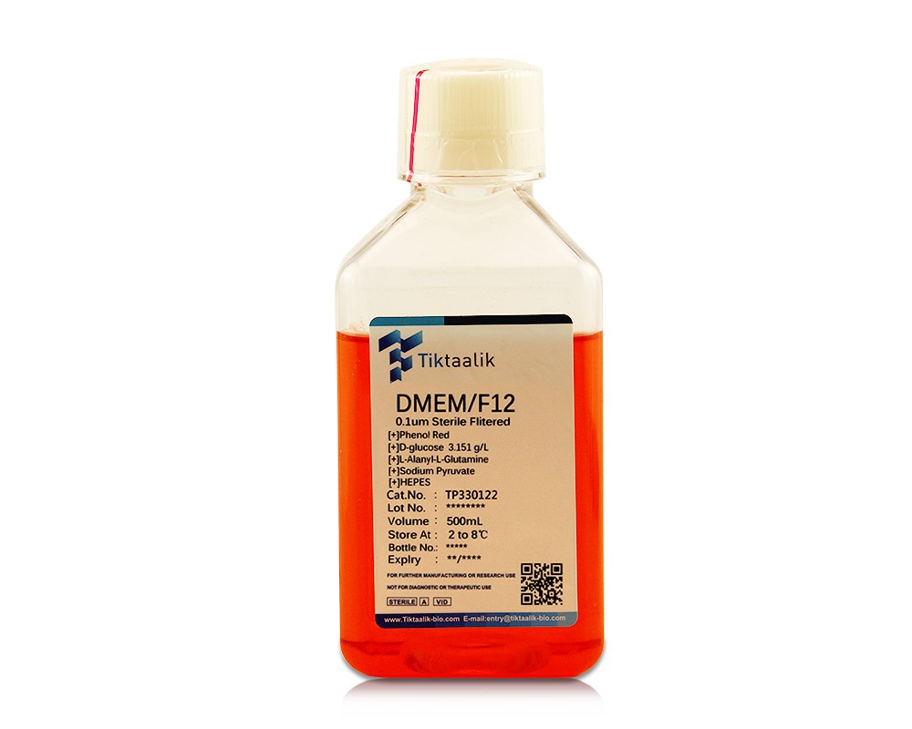 DMEM/F12(含酚红、L-丙氨酰-L-谷氨酰胺和HEPES)